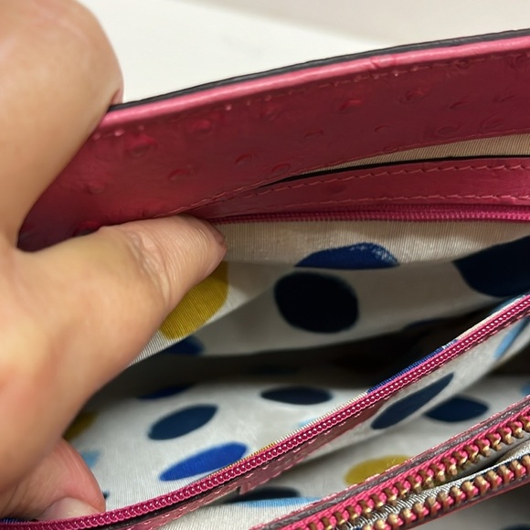 Kate Spade pink ostrich leather satchel - Picture 12 of 16